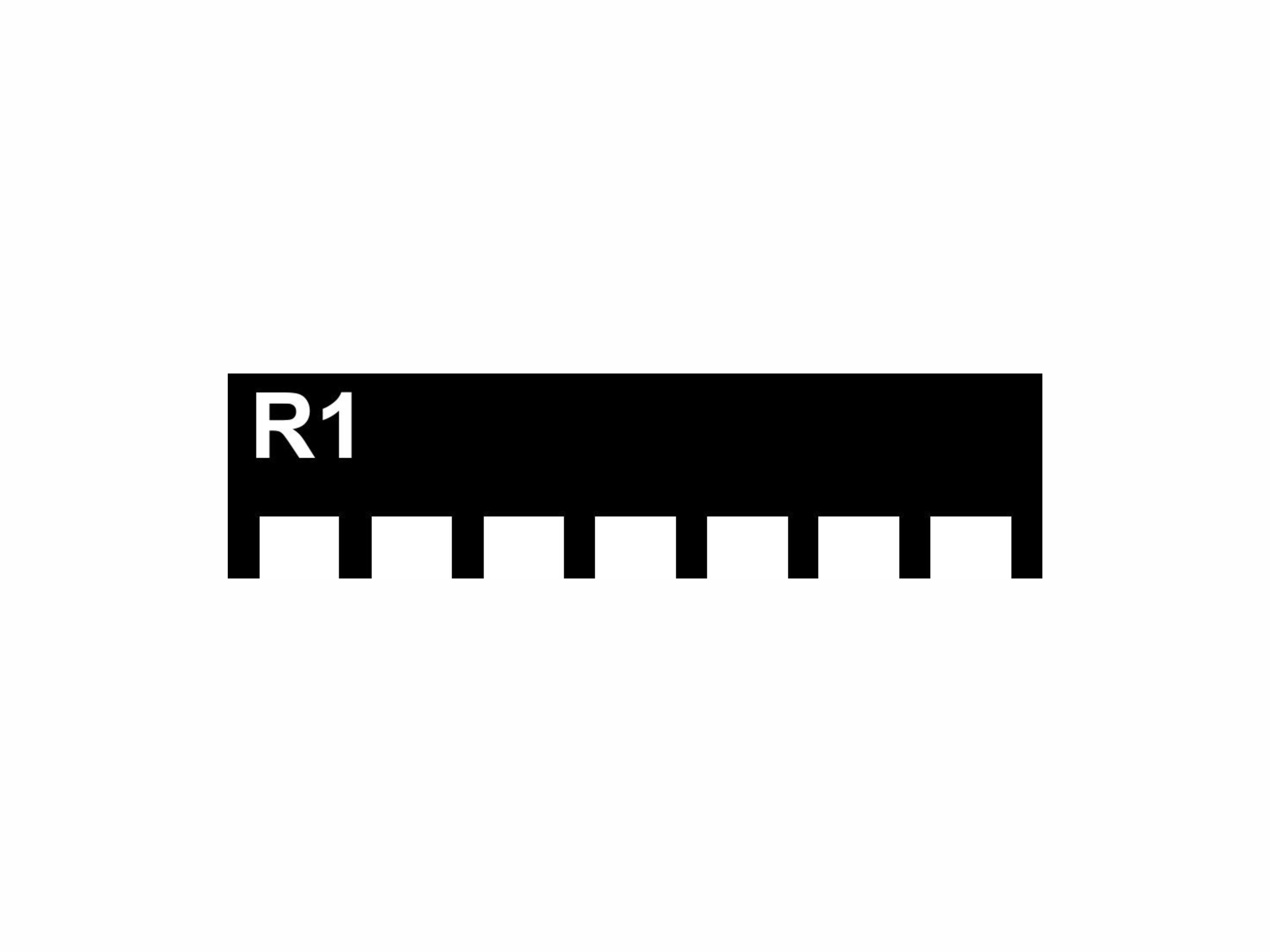 Notched Edge Inserts R1, 28 cm