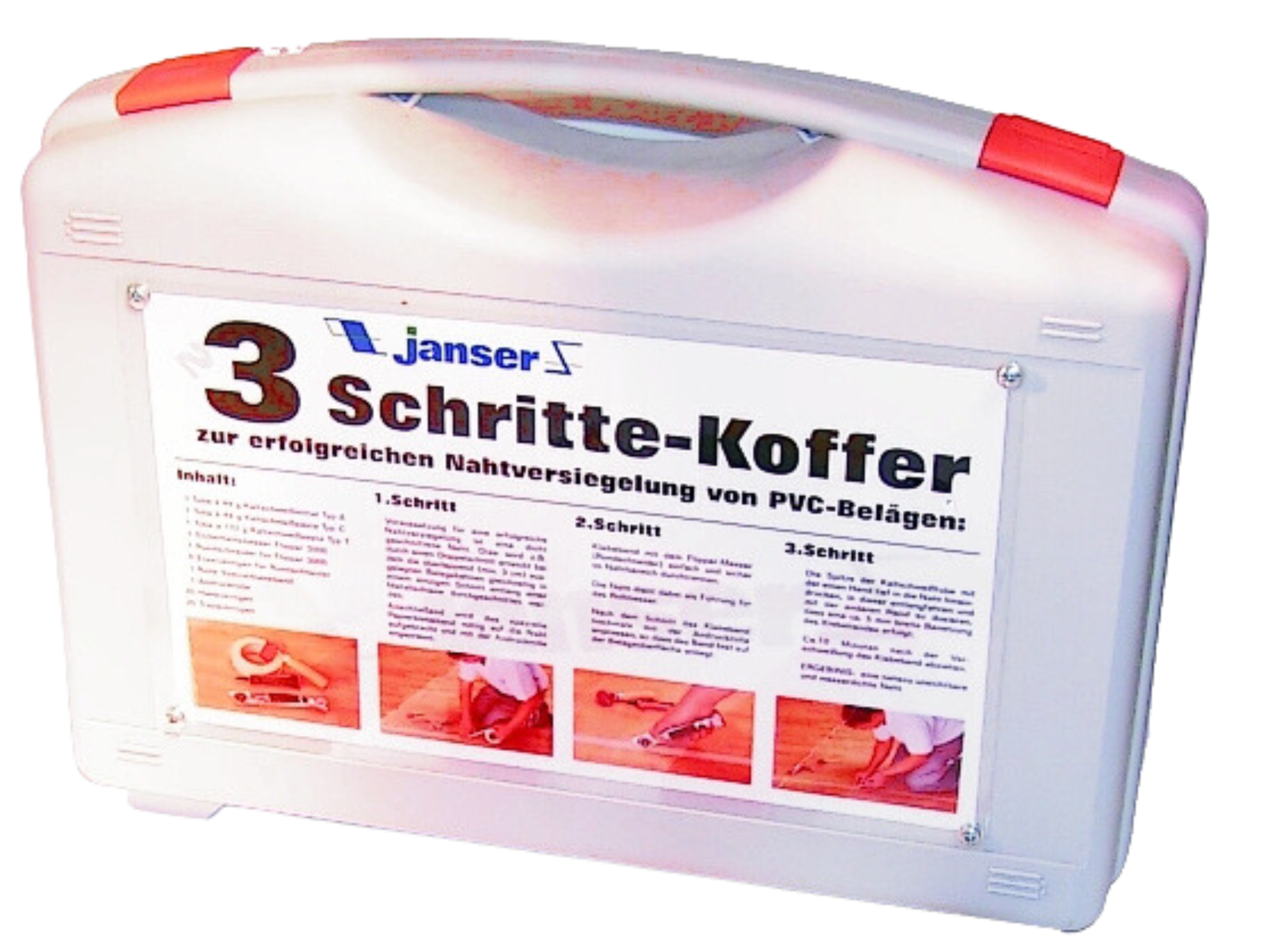 3 Schritte-Koffer