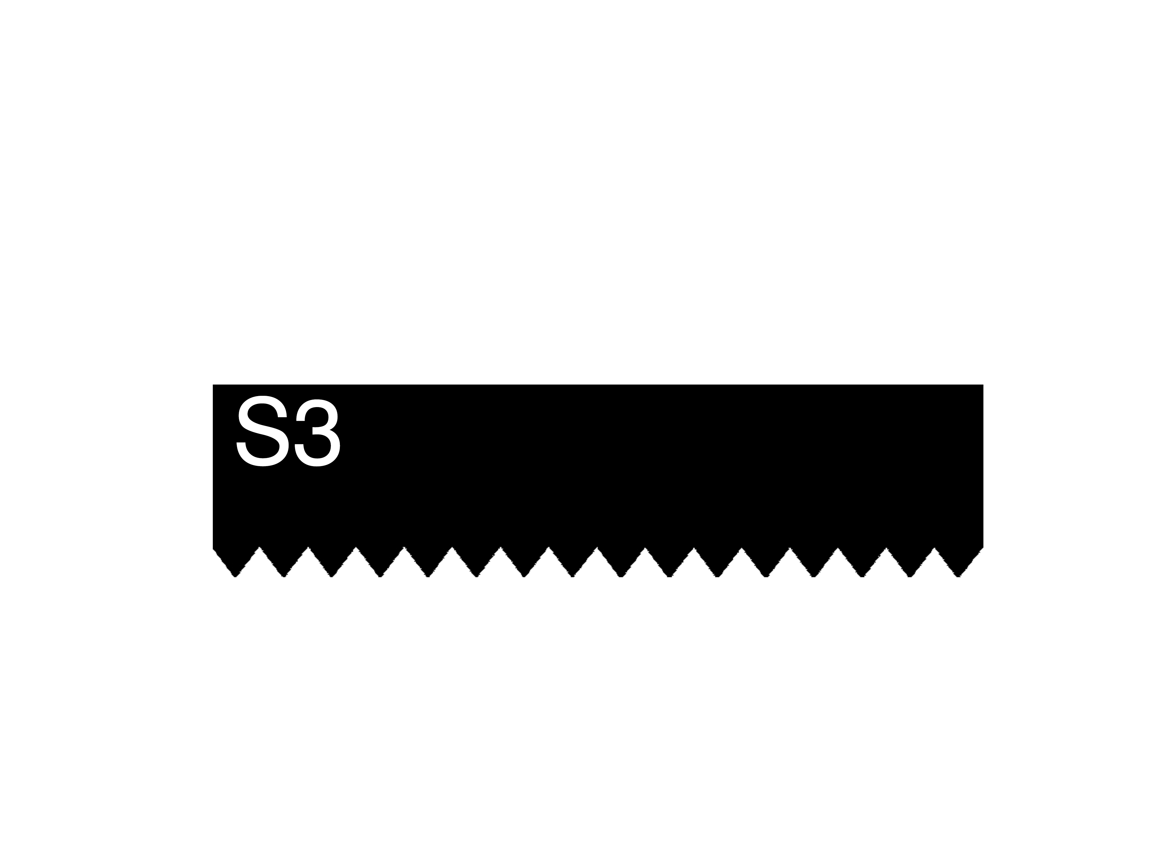 Zahnungseinsatz S3 (VE 10 Stück)